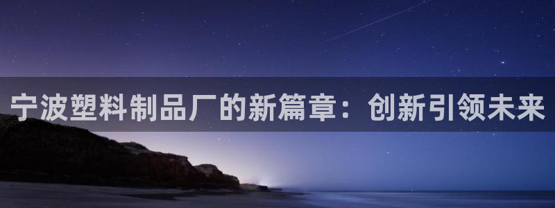 太阳集团网站入口官网：宁波塑料制品厂的新篇章：创新引领未来