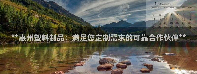 太阳集团电视剧：**惠州塑料制品：满足您定制需求的可靠合作伙